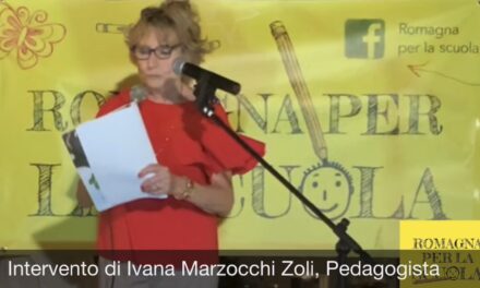 Oggi ascoltiamo l’intervento di Ivana Marzocchi Zoli Pedagogista