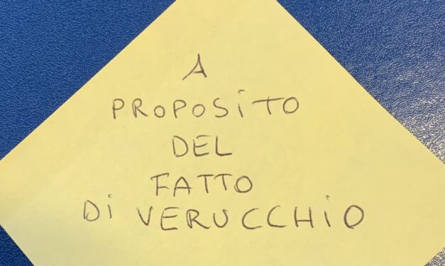 A proposito del fatto di Verucchio firmato Marco Mazzuoli